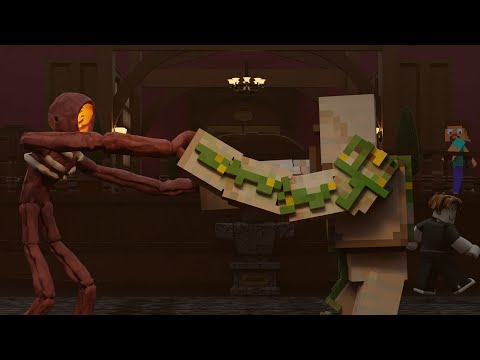 RixPiee - ROBLOX vs Minecraft |Figure vs Iron golem | Doors Animation