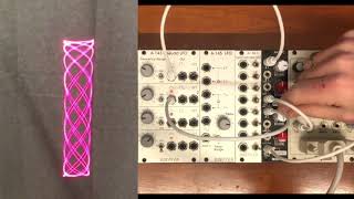 Video thumbnail for Modular laser visuals with the LZX Cyclops explained: Painting with sound! by Bertolt Meyer