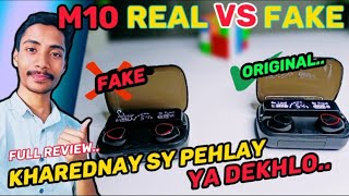 M10 Original Vs Fake  M10 TWS Fake Vs Real Review 