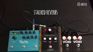 Video thumbnail for Stacked Reverbs! The Strymon Big Sky, The DeadBeat Sound Reverberation Station & Void by Aaron J Livecchi