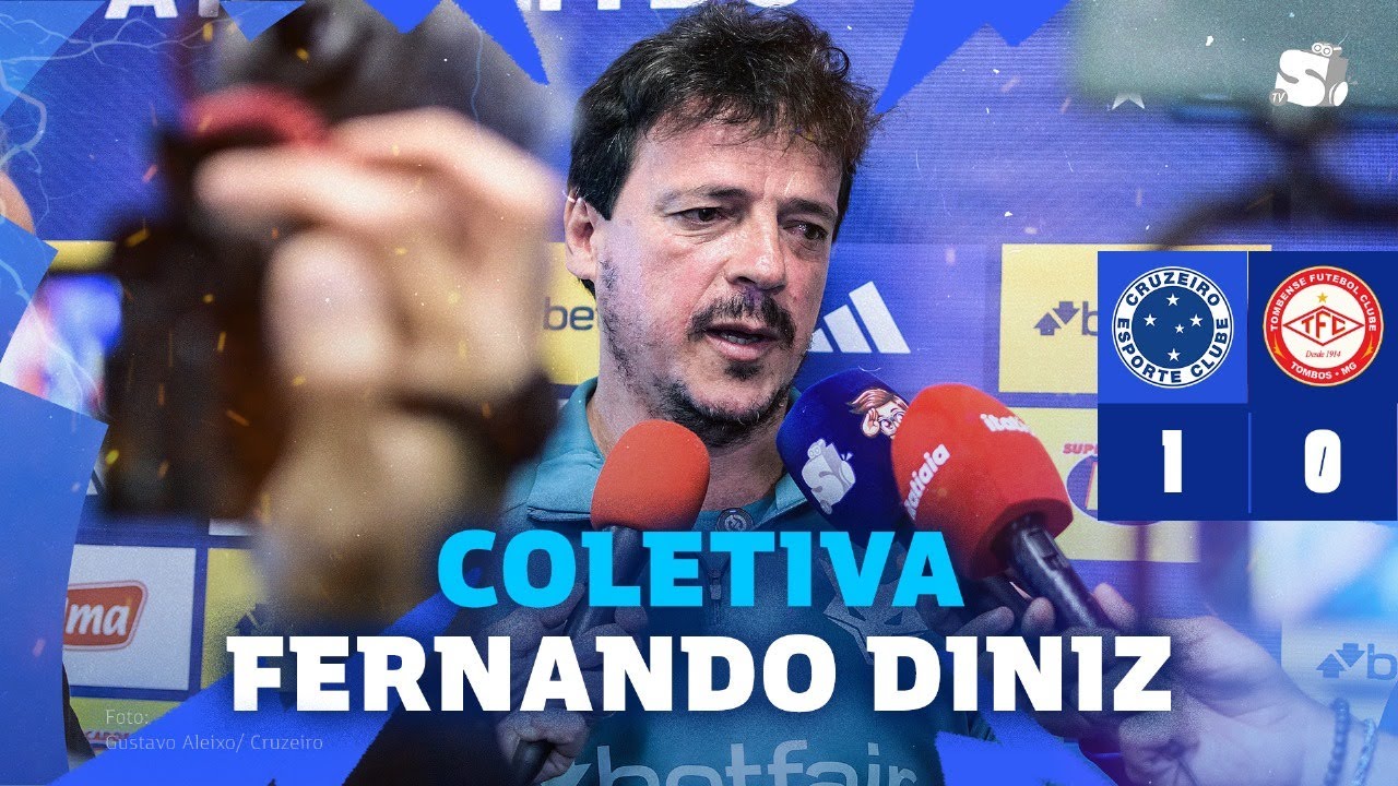 COLETIVA DO TÉCNICO FERNANDO DINIZ APÓS VITÓRIA CONTRA O TOMBENSE