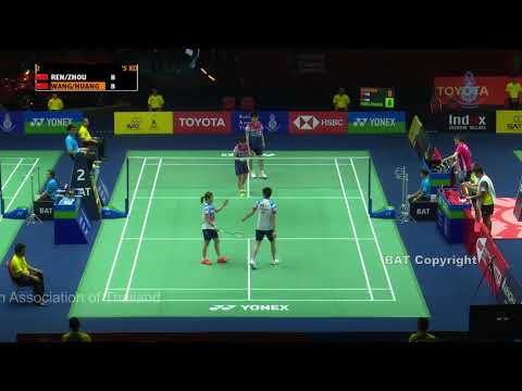 Round 16 | XD | REN Xiang Yu+ZHOU Chao Min (CHN)vsWANG Yi Lyu+HUANG Dong Ping (CHN)