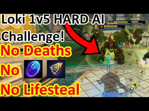 LOKI 1v5 AI HARDCORE CHALLENGE (Sylvanus/NuWa)!