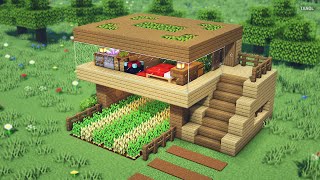 ⚒️ Minecraft | How To Build a Simple Survival Starter House