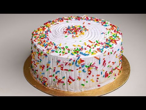 Funfetti Cake | Funfetti Birthday Cake | Vanilla Funfetti Cake | Yummy Tasty Cake Recipe