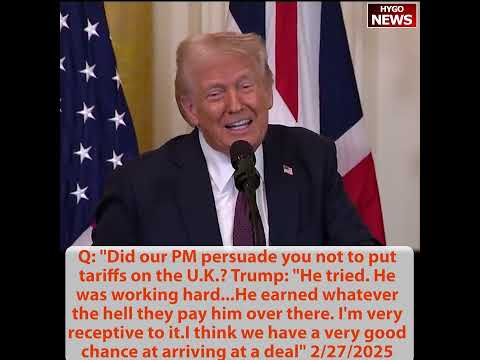 Trump on Zelensky 'Dictator' Question: 'Did I Say That?'; Starmer 'Earned Whatever They Pay Him' on Tariffs