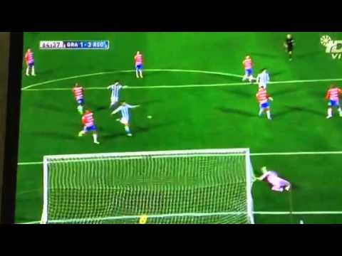Gol de Carlos Vela 21/12/13 Granada 1-3 Real Sociedad