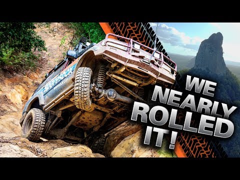 AUSTRALIA’S TOUGHEST TRACKS! HUGE wheel lifts, INSANE near 4WD rollover in the Glasshouse Mountains!