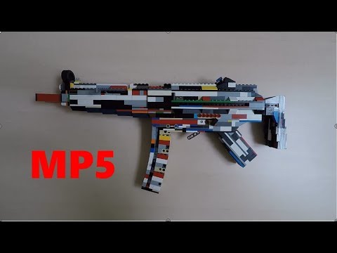 Meine neue Waffe aus Lego ® - Bausteinen #3 : MP5  (Thomas Cooper)