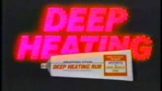 Mentholatum Deep Heating Rub ad - 1988