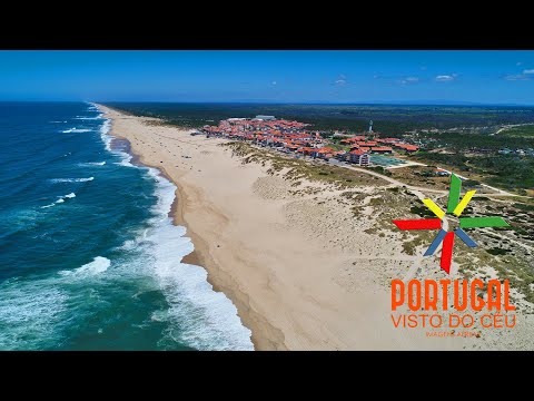 Praia da Tocha  🏖️ Tocha beach aerial view - Cantanhede - 4K UltraHD