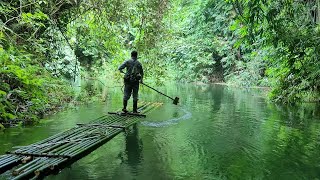 The process of building a small, warm raft house that can move on the water.| EP.1/TươngTònHào
