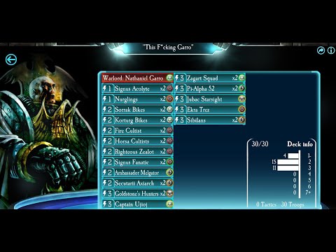 Th-MEME Deck 48: "This F*cking Garro" (Nathaniel Garro) - Horus Heresy Legions