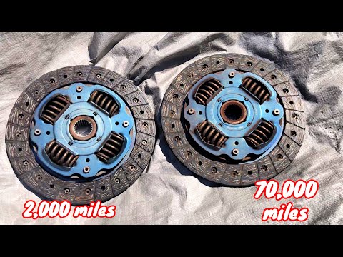 What a Cars CLUTCH looks like with 70,000 miles! BEST Clutch