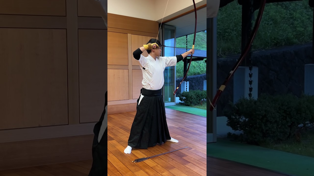 普通にもう寒い11月の1立　#弓道  #samurai