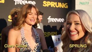 Sprung - Clare Gillies as Wiggles - red carpet night video