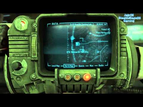 Fallout New Vegas lets play w/jagr pt 80: Super Hour Stealth Suit Testing