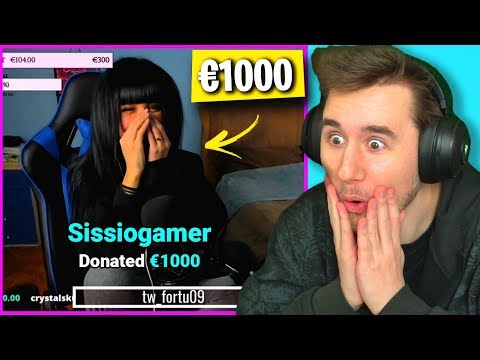 DONO €1000 A STREAMER RANDOM