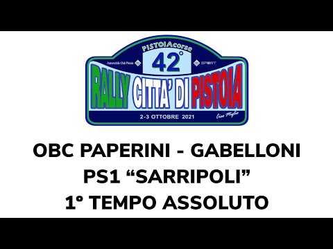 OBC PS1 “Sarripoli” / 42° Rally Città di Pistoia / Skoda Fabia Rally2 “Pavel Group”