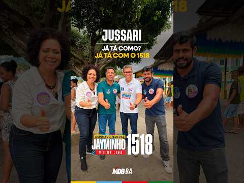 Jussari já tá com 1518 | Jayminho 1518 para Deputado Federal