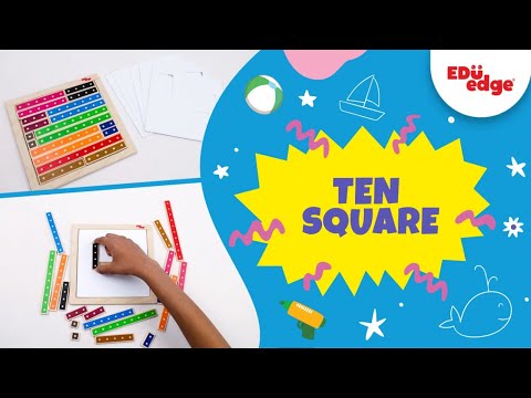 Eduedge - Ten square | Cognitive Games | Wooden Learning Toys