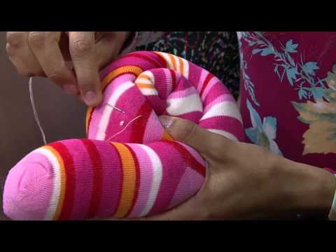 Mulher.com 29/08/2014 - Caracol de Meia por Sheila Abreu