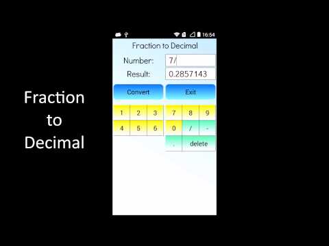 Fraction to Decimal Video