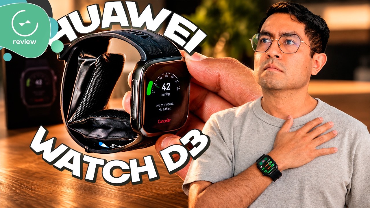 El mejor reloj de salud: HUAWEI WATCH D3 | Review completo