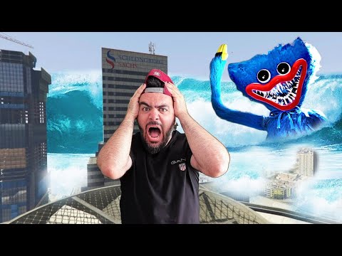 MAVI YARATIK TSUNAMIDEN ÇIKTI 24 SAAT KAÇTIM - GTA 5 MODS