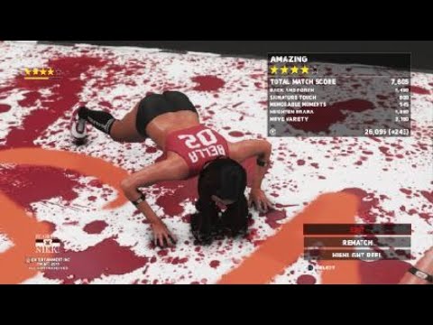 WWE 2K18: Nikki Bella VS Brie Bella / Custom Arena