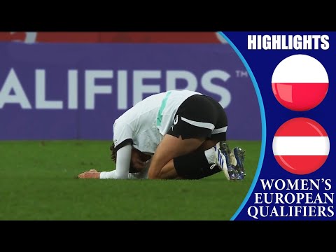 Poland vs Austria || HIGHLIGHTS || Women's Euro 2025 Qualifiers