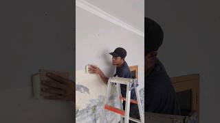 cara mengupas cat dinding #ngeshortsdulu #tips #rumah  #shortsvideo #inspiration