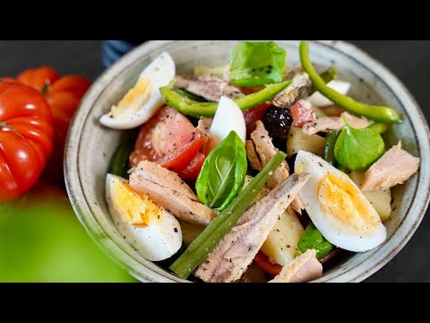 La salade niçoise, star de l'été ! Recette salade repas complète et fraîche
