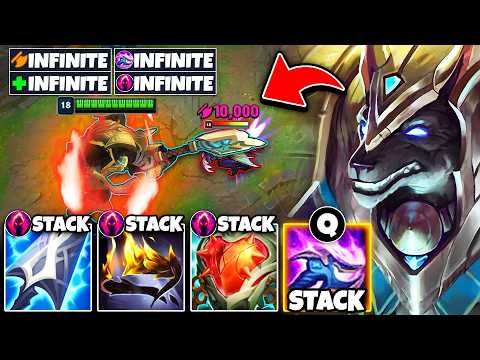 NASUS, BUT I BUILD EVERY STACKING ITEM IN THE GAME! (BECOME A LATE GAME MONSTER)