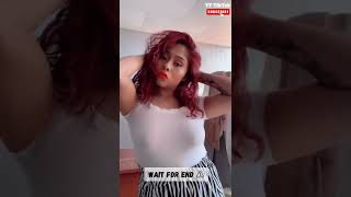 no bra hot girl | wait for end | tiktok hot girl #shorts #viral #ytshorts  #trend #viralshorts #big