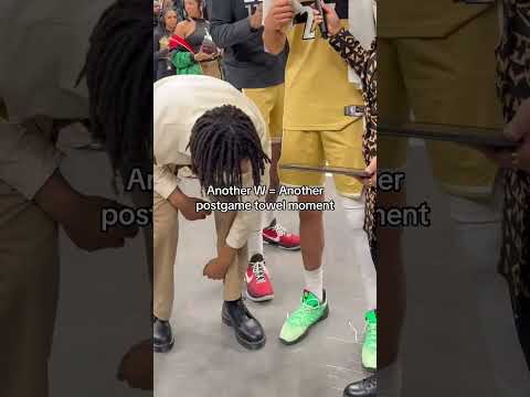 Tre Johnson untied everyone's shoes 😭 #interview #shorts #nba #wizards #funny