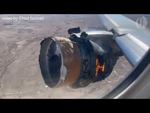 United Airlines Boeing 777 suffers catastrophic engine failure over Denver