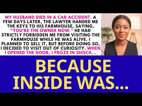 After my husband's funeral, I visited his forbidden farmhouse—what I saw there completely froze me..