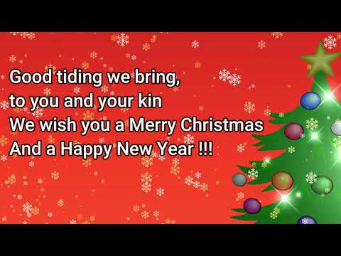 WE WISH YOU A MERRY CHRISTMAS & HAPPY NEW YEAR / KARAOKE / JUNIOR
