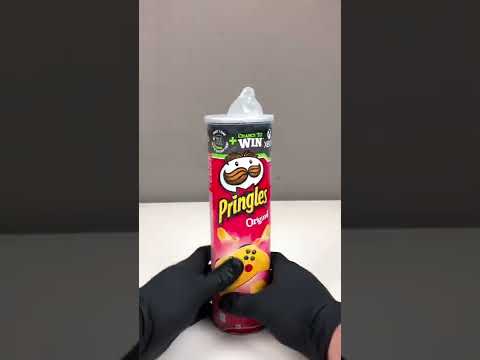 Pringles Covered by balloon | Experiment No.491 | Funny Tricks #Experiment #Tips #Shorts #ytshorts