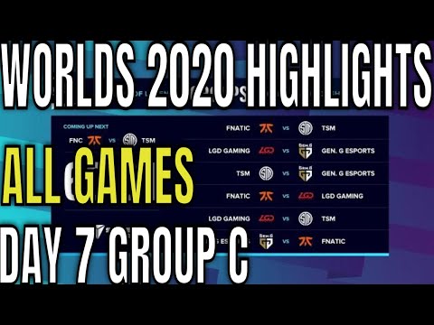Worlds 2020 Day 7 Highlights ALL GAMES Group C - Fnatic, TSM, LGD Gaming, Gen G