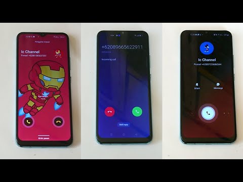SAMSUNG iron man VS OPPO Reno VS Meizu note 8 incoming call