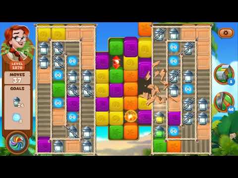 Lost Island Blast Adventure Level 1878 NO BOOSTERS - A S GAMING ✔️