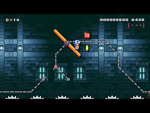 The Clockworks in the Canyon by Nocturnowl 🍄 Super Mario Maker 2 #aks