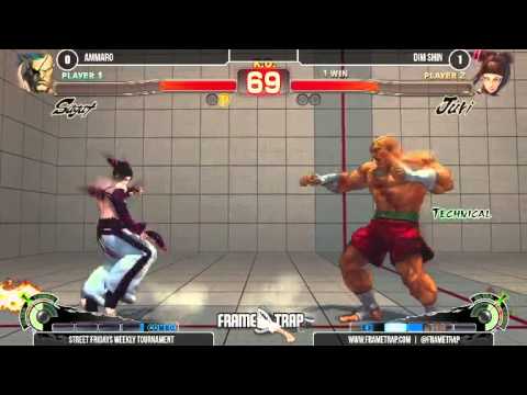 Ammar0 (Sagat) vs DIM Shin (Juri) Street Fridays 1.1
