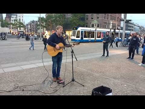 Dam Square Evening Street Performance || Amsterdam Metro || Netherlands