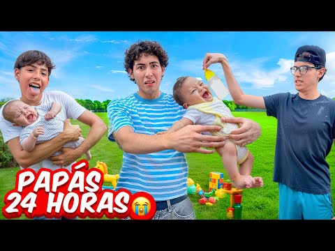 SOMOS PAPÁS POR 24 HORAS 😱👶🏻 | Leo Study