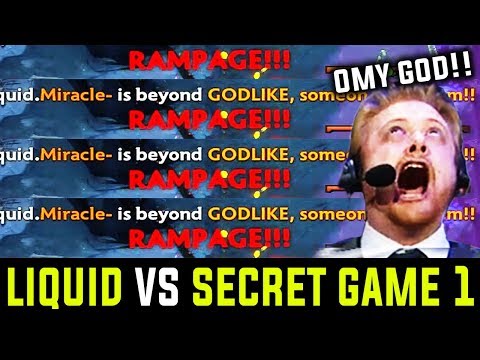 Unforgettable Moment On Disney Major Final - Liquid vs Secret | Crazy 4x Rampage Miracle Prespective