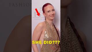 Nina van der Wilde Model Red Carpet Interview Isis Fashion Awards Show #redcarpet #interview