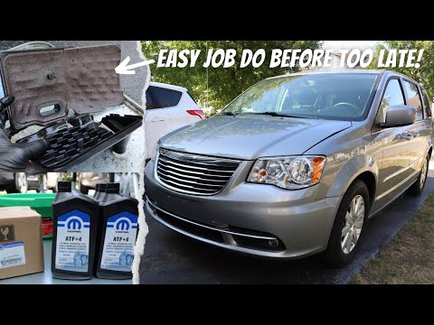 Change 62TE Transmission Fluid on Chrysler Town and Country, Dodge Caravan | Pump Whine Goes Away?